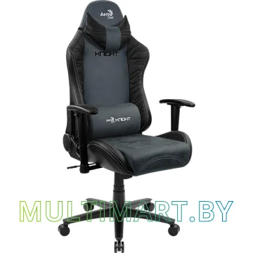Кресло компьютерное AeroCool Knight Steel Blue (черный/синий)